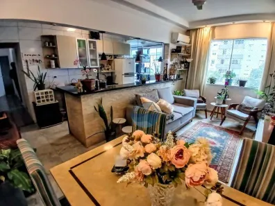 Apartamento com 2 Quartos para alugar, 90m² no José Menino, Santos