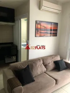 Flat com 1 Quarto para alugar, 50m² no Cidade Monções, São Paulo