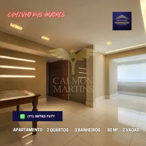 Apartamento com 2 Quartos à venda, 80m² no Caminho das Árvores, Salvador