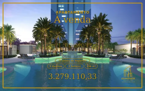 Apartamento com 3 Quartos à venda, 156m² no Jockey de Itaparica, Vila Velha