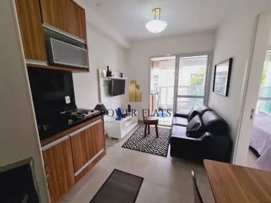 Flat com 1 Quarto para alugar, 59m² no Brooklin Paulista, São Paulo