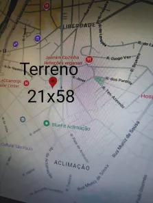 Lote/Terreno à venda, 1218m² no Liberdade, São Paulo