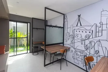 Apartamento com 1 Quarto para alugar, 26m² no Perdizes, São Paulo