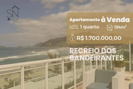 Cobertura com 1 Quarto à venda, 154m² no Recreio dos Bandeirantes, Rio de Janeiro