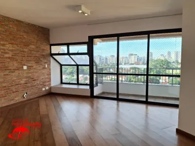 Apartamento com 3 Quartos para alugar, 138m² no Cidade Monções, São Paulo