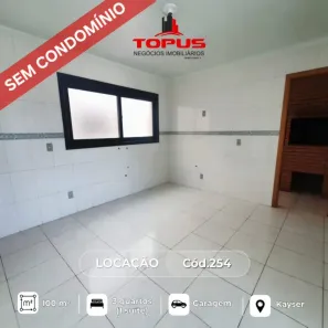 Apartamento com 3 Quartos para alugar, 100m² no Kayser, Caxias do Sul