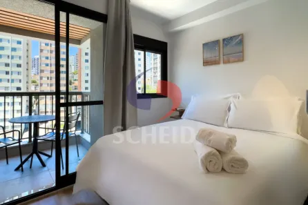 Flat com 1 Quarto à venda, 20m² no Jardim das Bandeiras, São Paulo