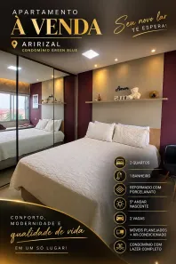 Apartamento com 2 Quartos à venda, 80m² no Turu, São Luís