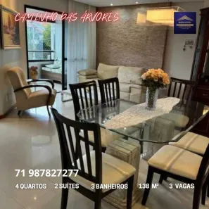 Apartamento com 4 Quartos à venda, 138m² no Caminho das Árvores, Salvador