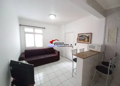 Apartamento com 1 Quarto para alugar, 45m² no Itararé, São Vicente