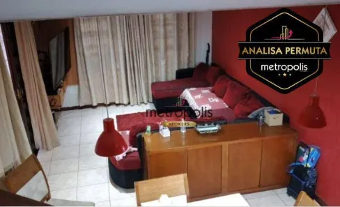 Sobrado com 3 Quartos à venda, 125m² no Parque Gerassi, Santo André