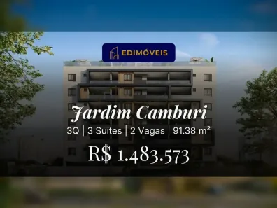 Apartamento com 3 Quartos à venda, 91m² no Jardim Camburi, Vitória