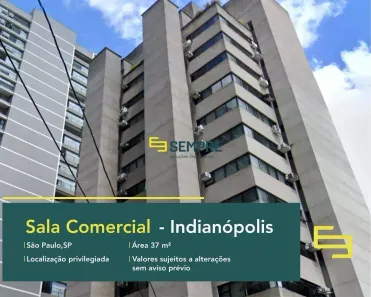 Sala Comercial à venda, 37m² no Indianópolis, São Paulo