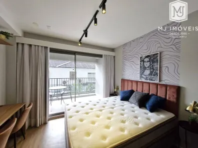 Apartamento com 1 Quarto para alugar, 28m² no Indianópolis, São Paulo