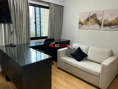 Flat com 1 Quarto para alugar, 28m² no Indianópolis, São Paulo