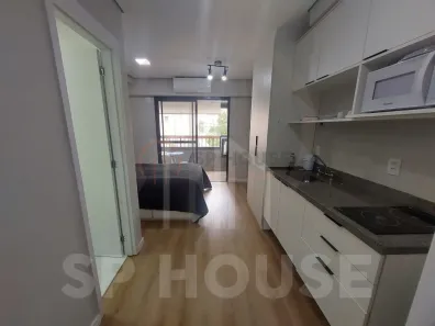 Apartamento com 1 Quarto para alugar, 25m² no Brooklin Paulista, São Paulo