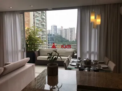 Flat com 2 Quartos para alugar, 70m² no Cidade Monções, São Paulo