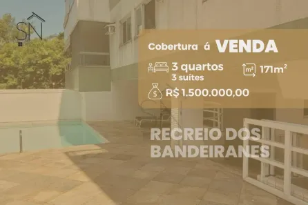 Cobertura com 3 Quartos à venda, 171m² no Recreio dos Bandeirantes, Rio de Janeiro