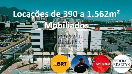 Sala Comercial para alugar, 781m² no Barra da Tijuca, Rio de Janeiro