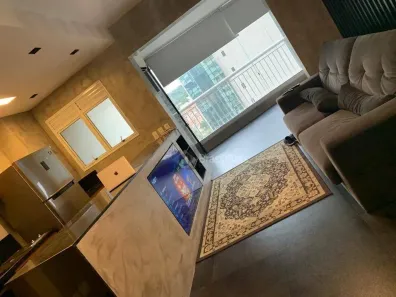Flat com 1 Quarto para alugar, 54m² no Cidade Monções, São Paulo