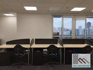 Sala Comercial para alugar, 115m² no Vila São Francisco (Zona Sul), São Paulo