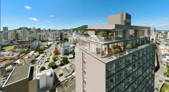 Flat com 1 Quarto à venda, 24m² no Centro, Itajaí