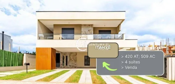 Casa de Condomínio com 4 Quartos à venda, 420m² no Colinas da Anhangüera, Santana de Parnaíba