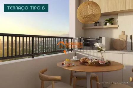 Apartamento com 2 Quartos à venda, 46m² no Itapegica-Vila Hermínia, Guarulhos