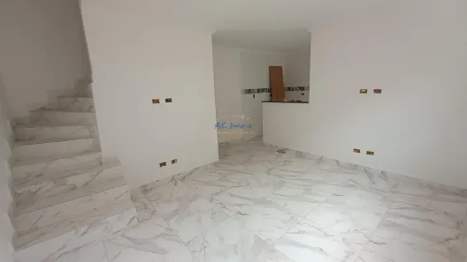 Casa de Condomínio com 2 Quartos à venda, 68m² no Sítio do Campo, Praia Grande