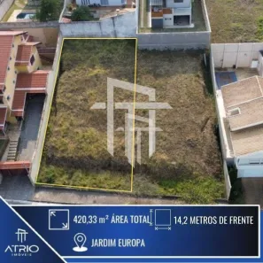 Lote/Terreno à venda, 420m² no Jardim Europa, Poços de Caldas