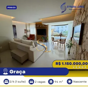 Apartamento com 2 Quartos à venda, 94m² no Graça, Salvador