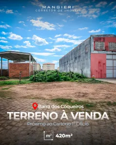Lote/Terreno à venda, 420m² no Atalaia Nova, Barra dos Coqueiros