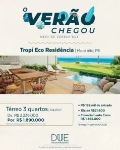 Cobertura com 2 Quartos à venda, 107m² no , Ipojuca