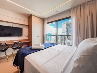 Apartamento com 1 Quarto para alugar, 24m² no Pinheiros, São Paulo