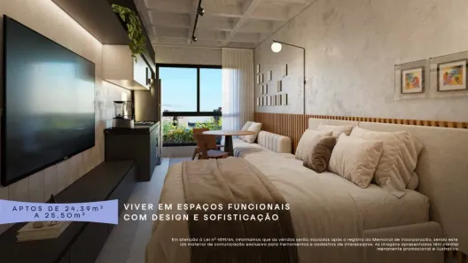 Apartamento com 1 Quarto à venda, 27m² no Boa Viagem, Recife