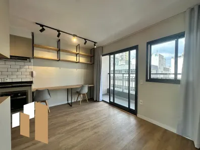 Apartamento com 1 Quarto para alugar, 26m² no República, São Paulo