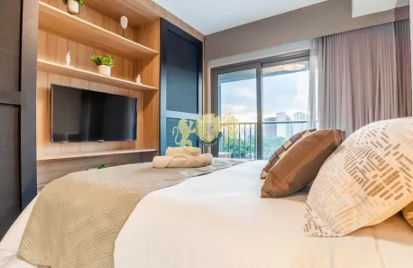 Apartamento com 1 Quarto à venda, 24m² no Indianópolis, São Paulo