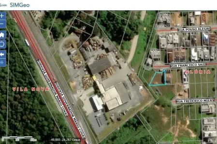 Lote/Terreno à venda, 647m² no Glória, Joinville