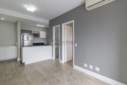 Apartamento com 1 Quarto para alugar, 44m² no Brooklin Paulista, São Paulo
