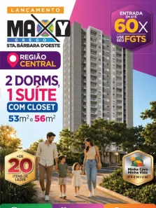 Apartamento com 2 Quartos à venda, 53m² no Vila Grego, Santa Bárbara D'Oeste