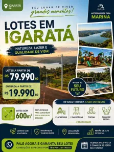 Lote/Terreno à venda, 600m² no Centro, Igaratá