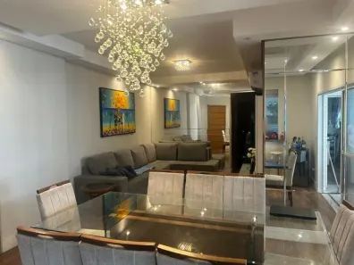 Apartamento com 3 Quartos para alugar, 128m² no Guilhermina, Praia Grande