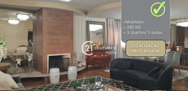 Apartamento com 3 Quartos à venda, 280m² no Alphaville Centro Industrial e Empresarial/Alphaville., Barueri