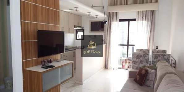 Flat com 1 Quarto para alugar, 52m² no Moema, São Paulo
