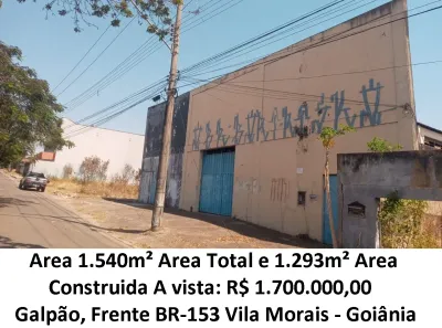 Lote/Terreno à venda, 1540m² no Vila Morais, Goiânia