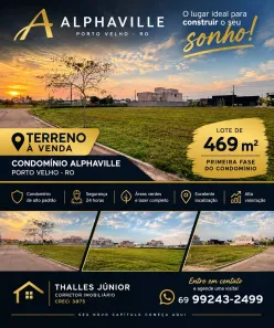 Lote/Terreno à venda, 469m² no Nova Porto Velho, Porto Velho