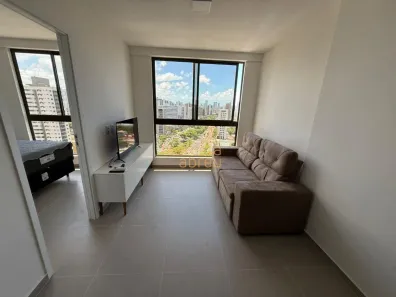 Apartamento com 1 Quarto para alugar, 38m² no Boa Vista, Recife