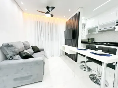 Apartamento com 1 Quarto para alugar, 30m² no Várzea da Barra Funda, São Paulo