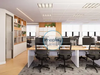 Sala Comercial para alugar, 153m² no Cidade Monções, São Paulo