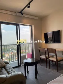 Flat com 1 Quarto para alugar, 27m² no Pinheiros, São Paulo